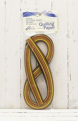 Quilled Creations™ Paper Quilling Strips - Autumn Mix 100 pieces