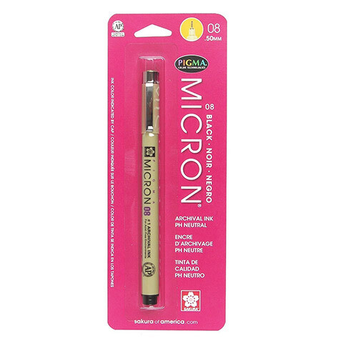 Micron Pigma Pen .08 (.50mm) Black Micron Pigma Pen .08 (.50mm) Black
