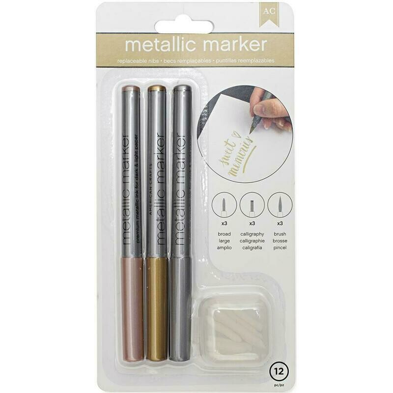 Metallic Marker Set (3)