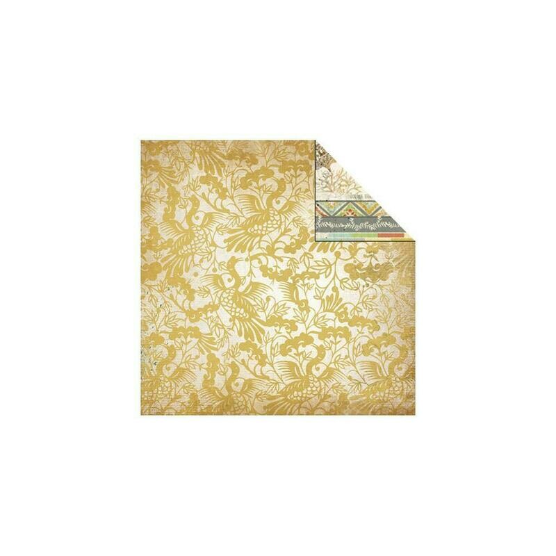 Maple- Lush Collection- double sided paper 12 x 12