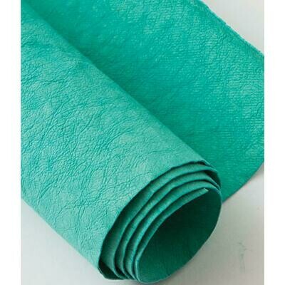 Kraft-tex Kraft Paper Fabric Roll- Blue Turquoise 18.5