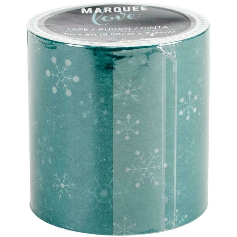 Heidi Swapp Marquee Tape- Snowflake 2 Inches Heidi Swapp Marquee Tape- Snowflake 2 Inches