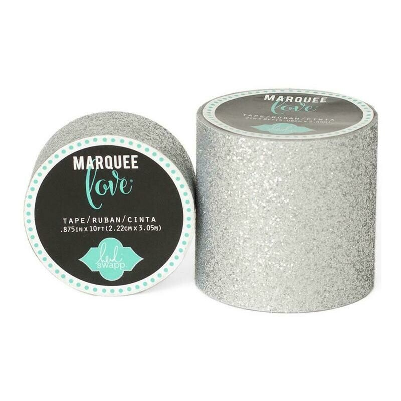 Heidi Swapp Marquee Tape- Silver 2 Inches Heidi Swapp Marquee Tape- Silver 2 Inches