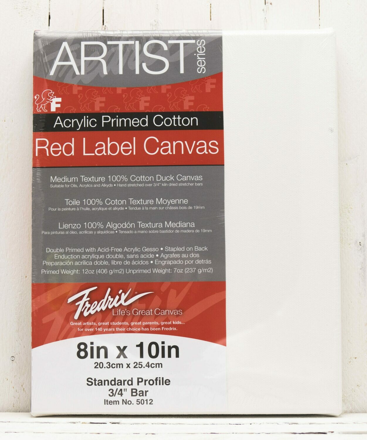 Fredrix Red Label Duck Canvas - 3/4