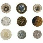 Fanciful Accoutrements (9 buttons) Tim Holtz Idea-ology