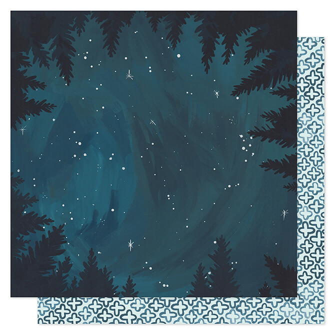 Midnight Forest Paper 12 x 12- 2 sided Midnight Forest Paper 12 x 12- 2 sided