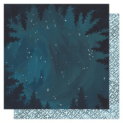 Midnight Forest Paper 12 x 12- 2 sided