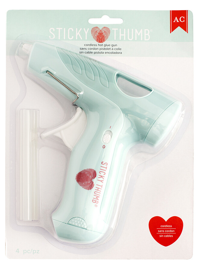 Sticky Thumb Cordless Hot Glue Gun 4 pc Sticky Thumb Cordless Hot Glue Gun 4 pc