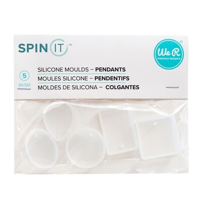 Spin it Silicone Moulds- Pendants 5 pc