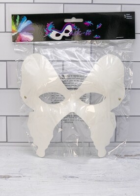 White Paper Butterfly Mask