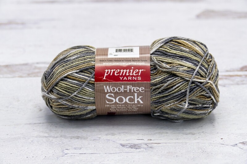 Wool Free Sock Yarn 235 Yards Pueblo
