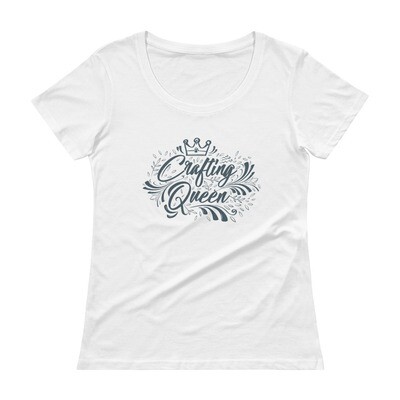Crafting Queen Ladies' Scoopneck T-Shirt