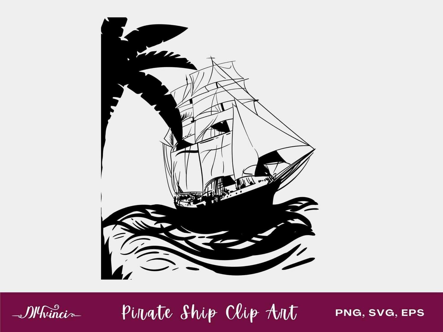 Pirate Ship Clip Art - PNG, SVG, EPS - Personal & Commercial Use Pirate Ship Clip Art - PNG, SVG, EPS - Personal & Commercial Use