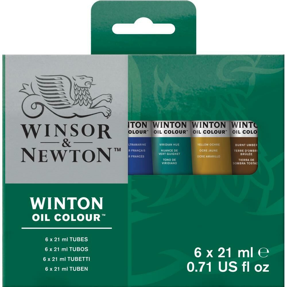 Winsor & Newton Oil Paint Introductory Set of 6 Winsor & Newton Oil Paint Introductory Set of 6