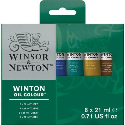 Winsor & Newton Oil Paint Introductory Set of 6