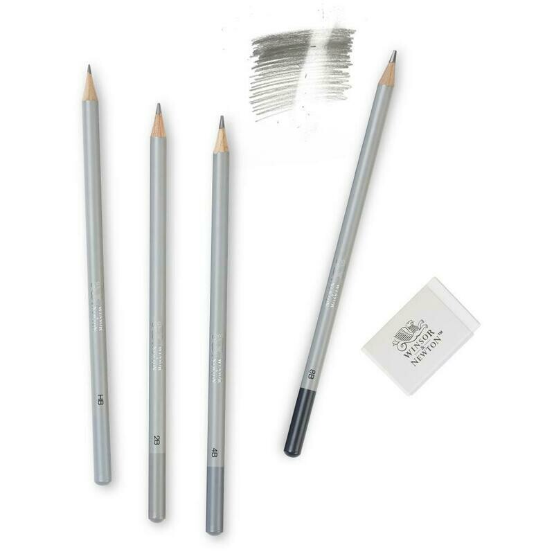 Winsor & Newton Graphite Pencil Set 5 pc Soft