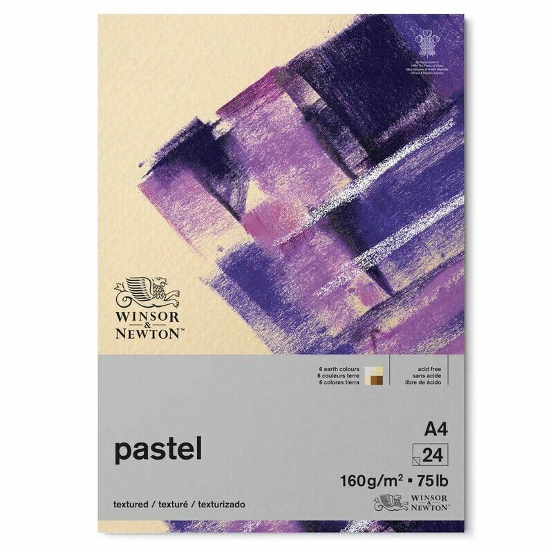 Winsor & Newton Pastel Paper Pad - 6 Earth Colors 24 sheets