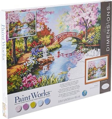 Paint By Number Kit Japanese Garden 20 x 16
