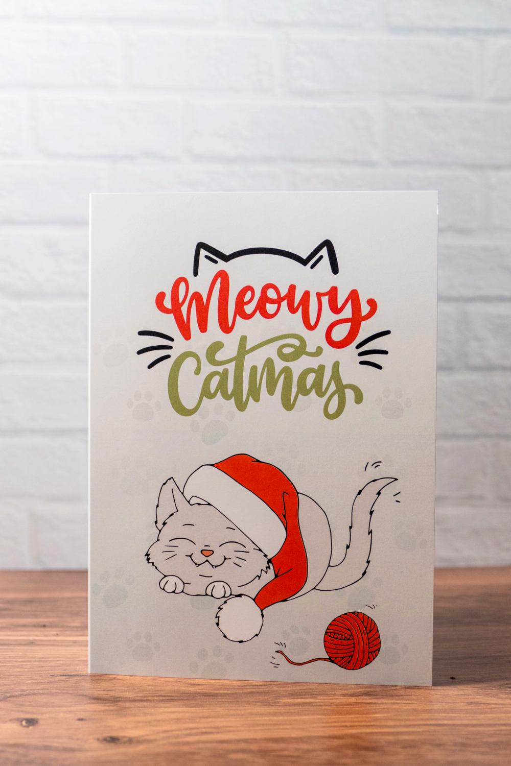 Meowy Catmas Cards - 5 Pack