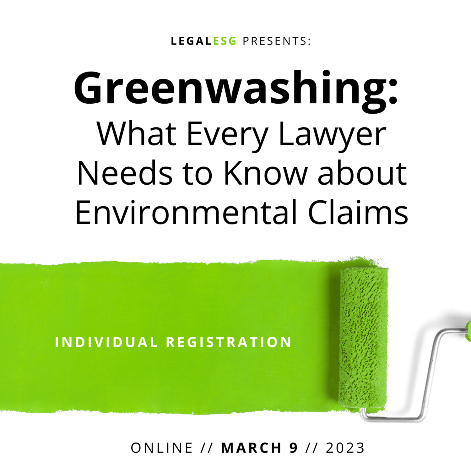 Greenwashing: What Every Lawyer Needs to Know about Environmental Claims Individual Enrollment