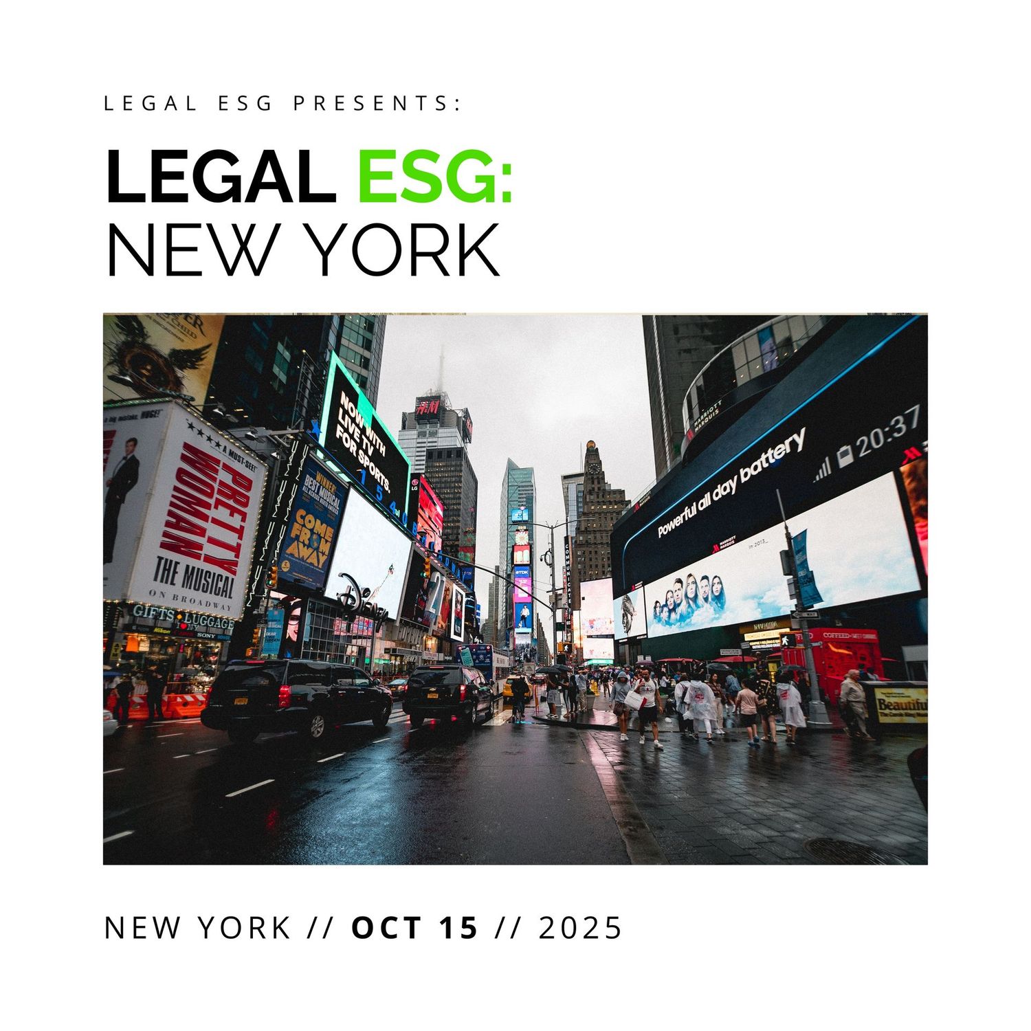 Legal ESG: NYC