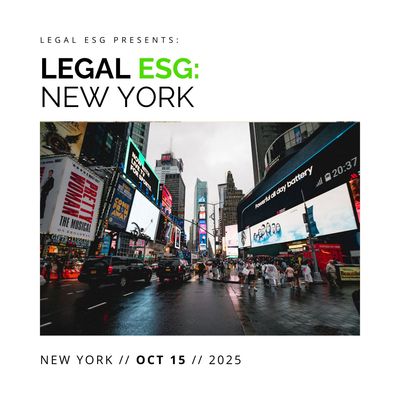 Legal ESG: NYC