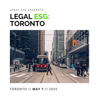 Legal ESG: Toronto