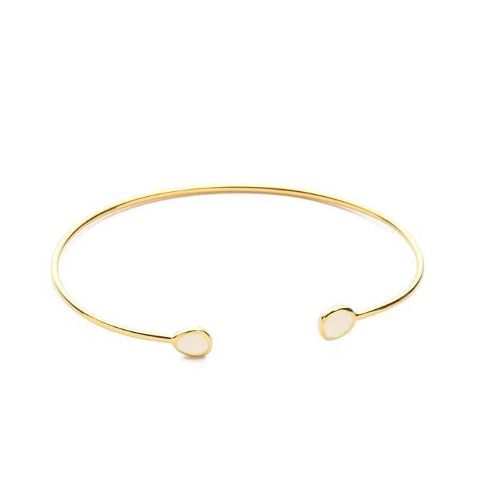 TAI - gold plated open bracelet