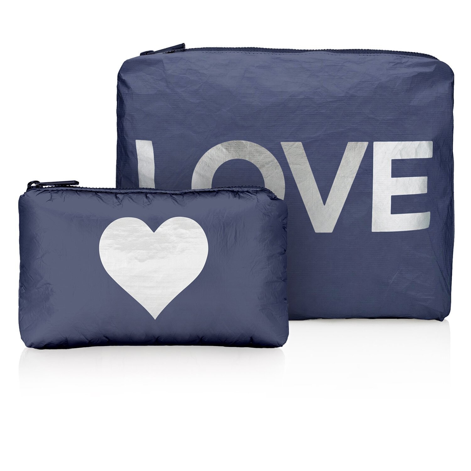 Hi Love Travel - Two Piece Shimmer Navy LOVE
