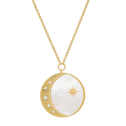 TAI Jewelry - Mother of Pearl Celestial Necklace