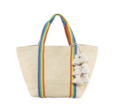 JADEtribe - Bouldin Bag in Rainbow Stripe