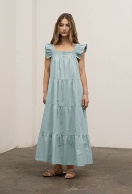 Moon River - Smocked Dress in Teal