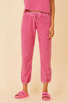 LA Made - Classic Slim Jogger Pink Terry