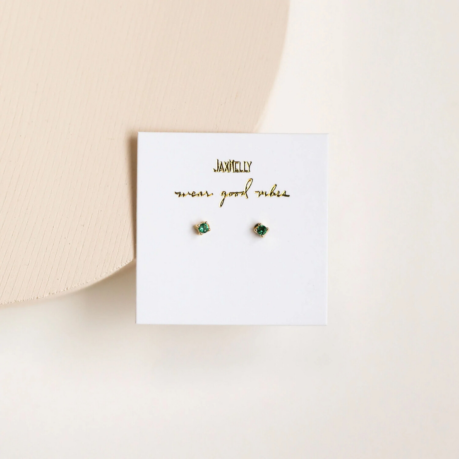 JaxKelly - Tiny Stud Emerald