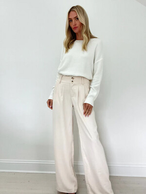 Six Fifty - Hannah Pant in Cream