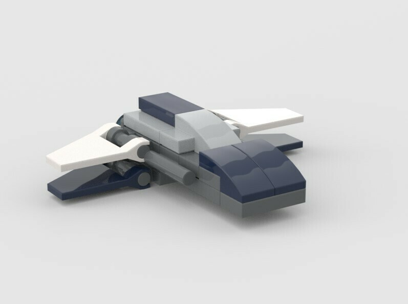 LEGO Blue  X-wing Commander Fighter