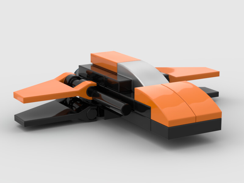 LEGO Orange General X-wing Fighter