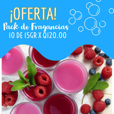 ¡Oferta! PACK Fragancias 15ml - 10 Fragancias