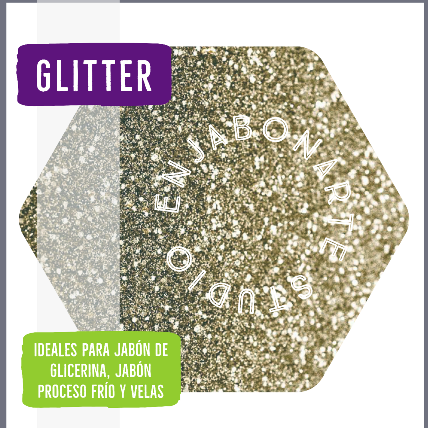 Glitter Mica Dorada