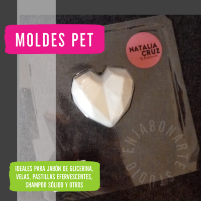 Molde PET- Corazón Diamante