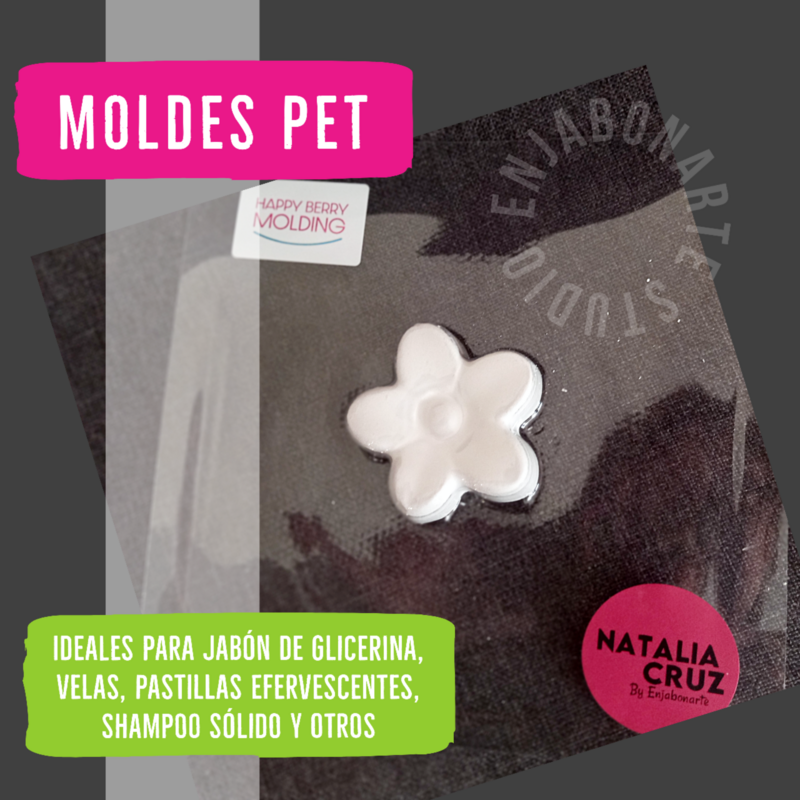 Molde PET-  Flor Pequeña 