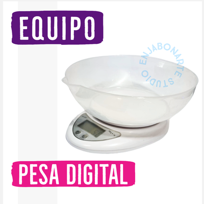 Pesa Digital - Capacidad 14lb c/Baterías