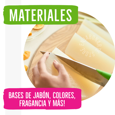 MATERIALES para Jaboneria