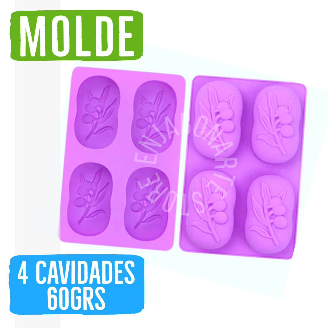 Molde Silicón - Frutos
