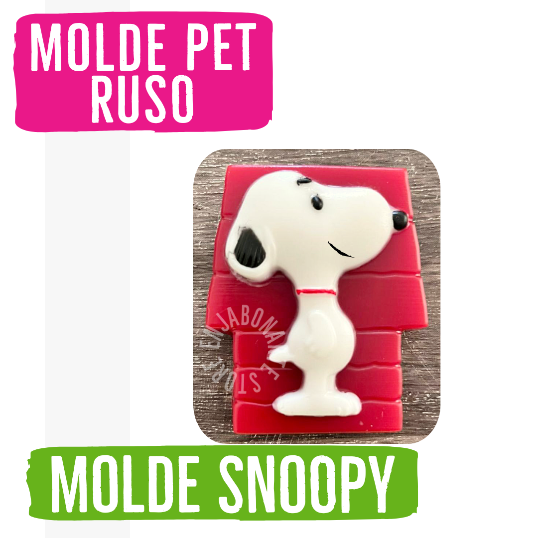 Molde RUSO PET-  Snoopy 70gr