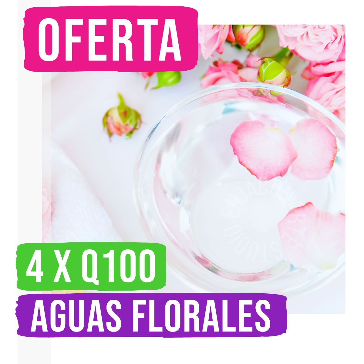 Oferta! 4 Aguas Florales - 120ml 