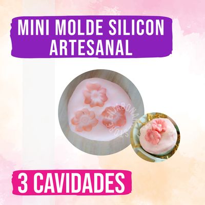 MINI Molde Artesanal Flores - 1 unidad