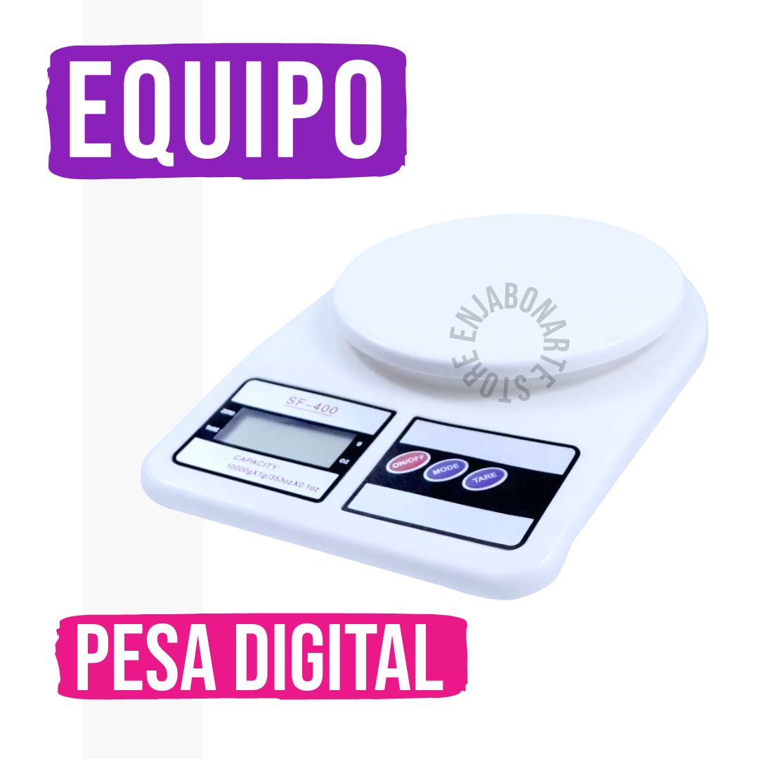 Pesa Digital - Capacidad 10kg Incluye Baterías