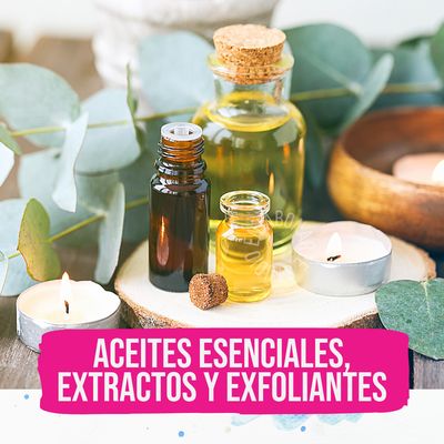 Aceites Esenciales, Extractos, Exfoliantes