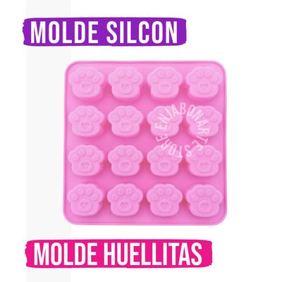 Molde Silicón - Huellitas